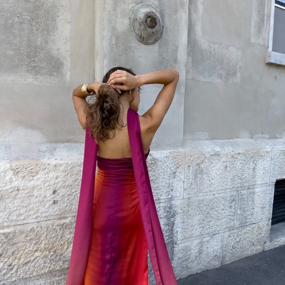 Yellow The Label - VIVIA SCARF DRESS — AURORA - Picture 6 of 8